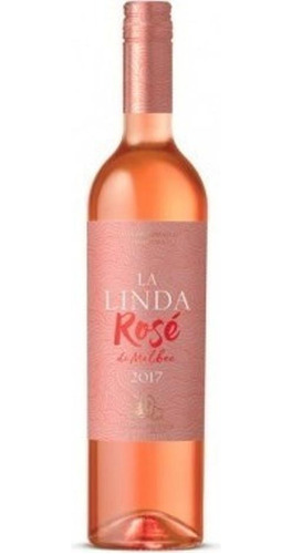 Vinho La Linda Rose Malbec 750 Ml Kit Com 03 Unidades