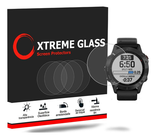 Pelicula Xtreme Glass Compatível Com Garmin Fenix 6 Pro 47mm