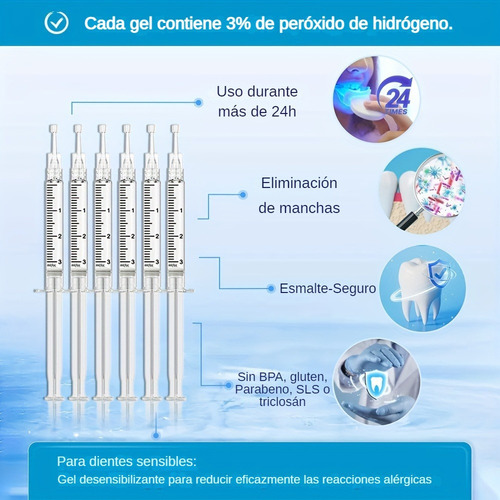 Aparato Para Blanquear Los Dientes Gel De Dientes Que Aclara