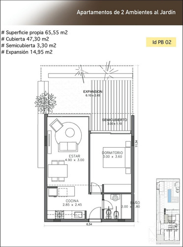 Imagen 5 de 12 de 2 Ambientes En Venta - Residencias Olavarria - Ref: 1355