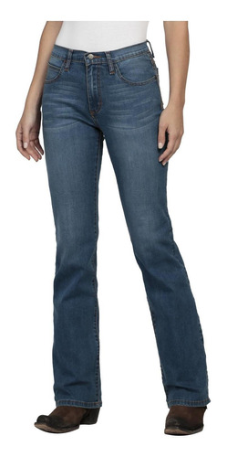Imagen 1 de 5 de Pantalon Jeans Vaquero Cintura Alta Wrangler Mujer W07
