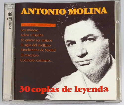 Antonio Molina 2 Cd Box 30 Coplas De Leyendas Importado  