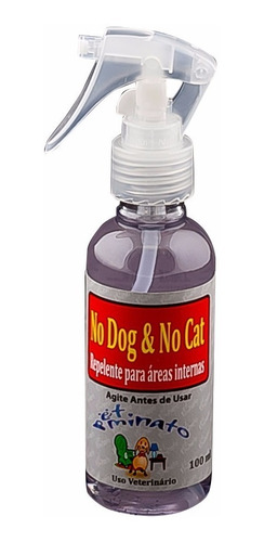 Repelente Interno Cachorro Gato Casa No Dog & No Cat Spray Sofa Estofados Cama Plantas     100ml