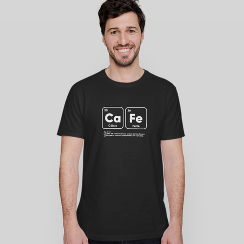 Camiseta Café - Preta