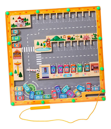 Jogo De Labirinto Carta Aprendendo Cena De Estacionamento
