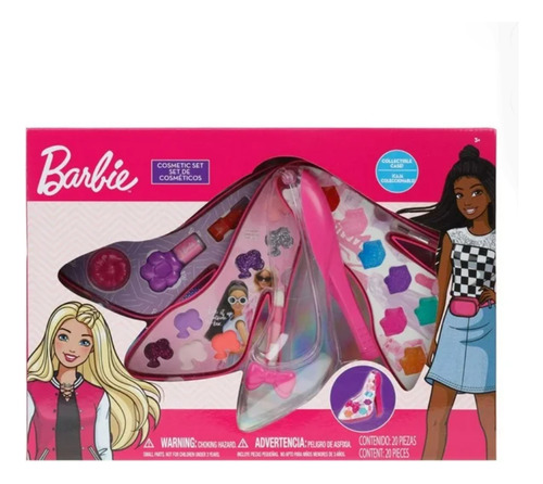 Set De Maquillaje Townley Barbie 20 Pzas