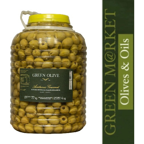 Aceitunas Verdes Descarozadas N°0 X4kg Esc. Green Olive.