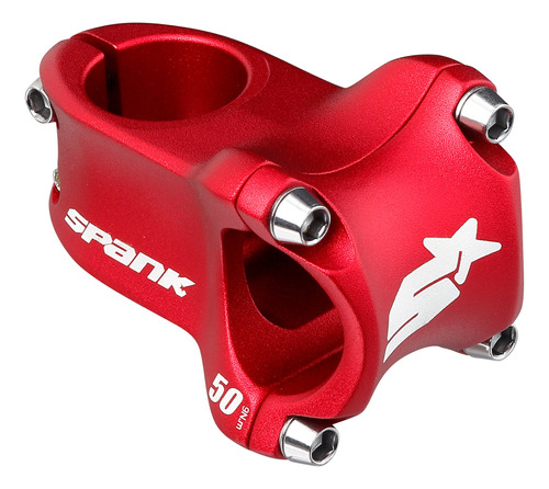 Potencia Spank Spike Race 2 Stem, (31.8) 0d X 50mm - Red