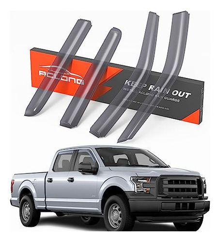 Deflectores De Lluvia Ford F150 Super Crew 2015-2023 - ...