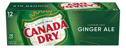 Canada Dry Ginger Ale 12 Latas