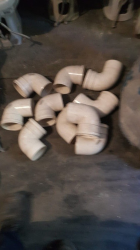 Lote 10 Codos Pvc 90 Grados 100 Milimetros Macho Hembra (Usado)