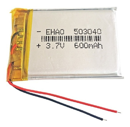 Bateria Lipo Para Drone Etc 3.7v 3.7 Volt 600 Mah