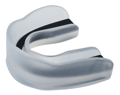 Protector Bucal Senci. Transparente Con Negro Blister Mjm In Sabor Sin sabor