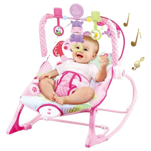 Mecedora Bouncer Para Bebe 3 2 1 Niño Y Niña Crece Conmigo