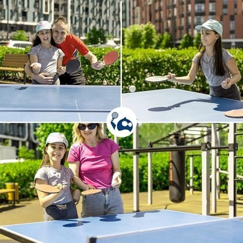 Mesa Ping Pong Plegable Profesional Con Ruedas Para Interior