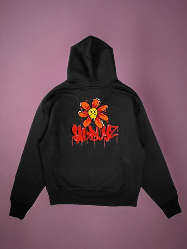 Hoodie Sudadera $ad Boys Frente Flore Atras Corrid Junior H