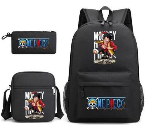 Mochila One Pieces Con Diseño De Calavera De Anime Luffy