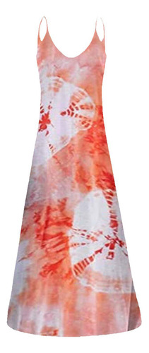 Vestido Largo Holgado Multicolor Para Primavera Verano 2024