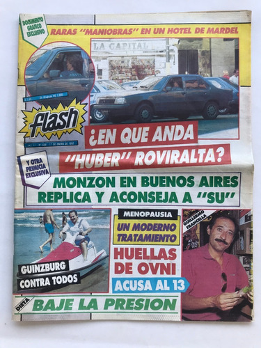 Revista Flash N° 608 Ovnis Monzon Enero 1992