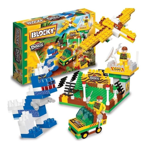 Imagen 3 de 4 de Ladrillos Blocky Dinosaurios Por 150 01-0678 (2393)