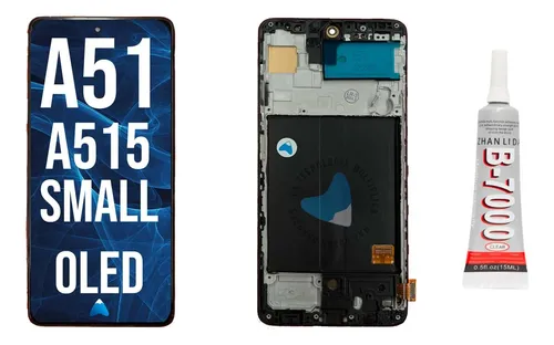 Modulo Display Para Samsung A51 C/marco Oled + Pegamento