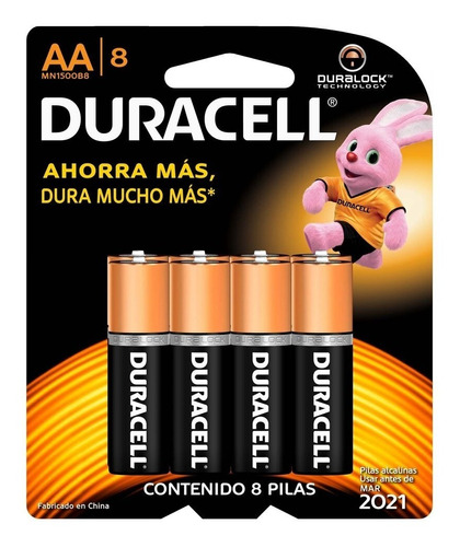 Pila Alcalina Duracell Blíster Aa X8 - Prophone