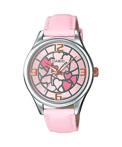 Reloj Casio Paara Mujer (ltp-e128l-4a) Rosa Analógico