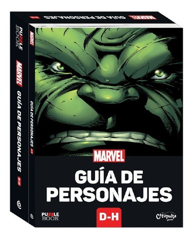 Marvel Guía De Personajes D - H + Puzzle De Hulk