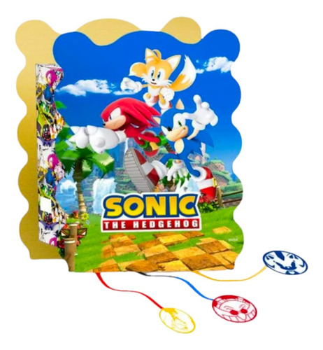 Piñata Sonic Para Cumpleaños