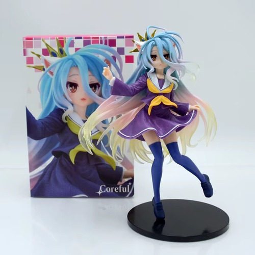 Figura De Acción De Anime Coreful No Game No Life Shiro De 1