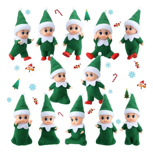 comprar Cunno 12 Piezas De Elfos Navideños Para Bebés, Muñeco De Elf