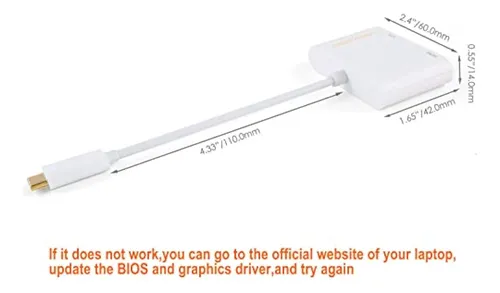 Cablecreation - Adaptador Usb C A Hdmi + Vga;