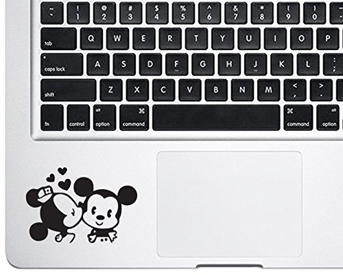 Etiqueta Trackpad Minnie Kissing Mickey Apple Macbook Vinilo