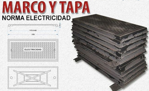 Imagen 7 de 7 de Marco Y Tapa Hierro Fundido