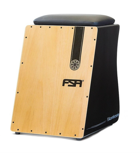 Cajon Elétrico Inclinado Fsa Comfort Preto Black Friday