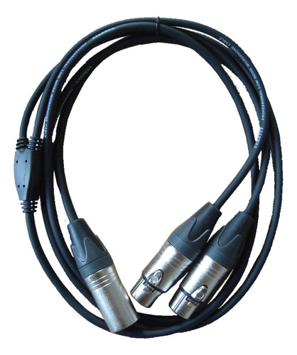 Venetty Cable Xlr-macho A (2) Xlr-hembras 2 Metros 750-1750