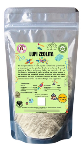 4 Kg De Zeolita Clinoptilolita Micronizada En Polvo