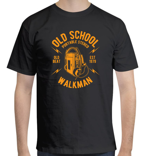 Playera Diseño Old School - Walkman - Retro