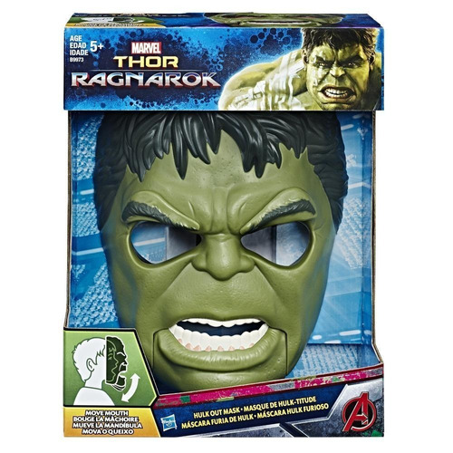 Máscara Furia De Hulk Marvel Hasbro - Giro Didáctico