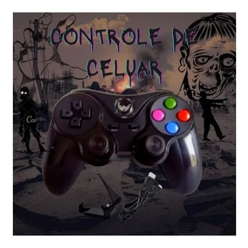 Imagem 2 de 10 de Controle Para Jogar No Celular Joystick Gamer Bluetooth Top