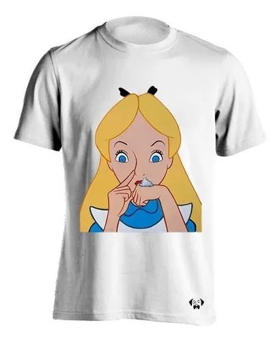 Sarcasmo Playera Alicia Pa s De Las Maravillas Inhalando