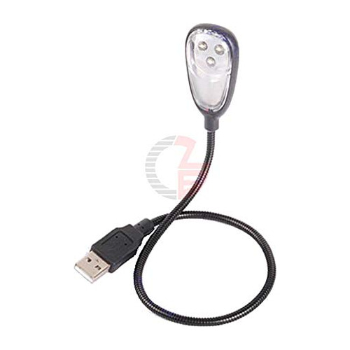 3 Led Super Brillante Flexible Usb Lampara Luz Interruptor