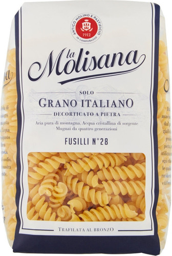 Pasta Italiana La Molisana Fusilli 500g Italia - Pack X 3