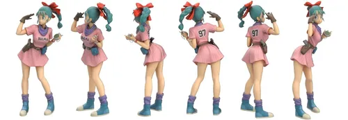 Figura Bulma Con Radar Dragon Ball Z