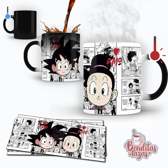 Taza Mágica Dragon Ball Goku Y Milk Enamorados Mod 3 | Meses sin intereses Taza Mágica Dragon Ball Goku Y Milk Enamorados Mod 3 | Meses sin intereses