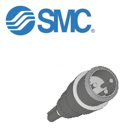 Sensor Magnético Smc, D-m9psapc - Pnp - 3 Fios, Conector M8