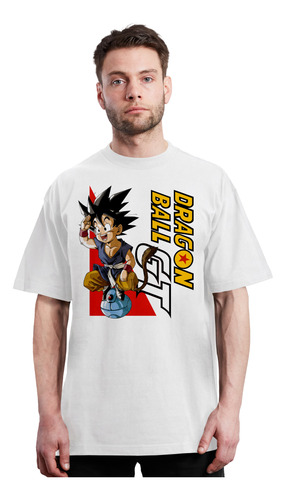 Dragon Ball Gt - Goku Y Giru - Anime -  Polera