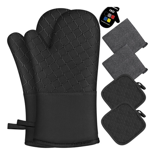 Guantes De Cocina Para Horno  Ixo 6 Manoplas De Horno Y Sopo