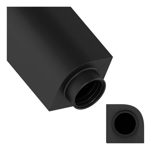 Mesa Auxiliar Clásica 2 Niveles Color Espresso Negro