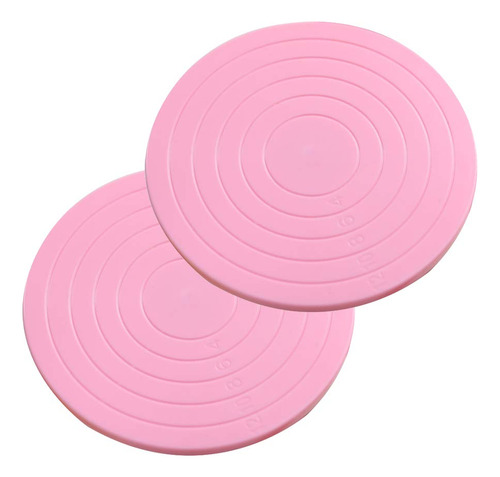 2 Pieza Para Decoracion Galleta 5.5 In Azucar Giratoria 360